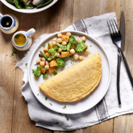 Halbmond-omelett nature tiefgefroren