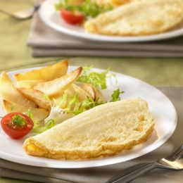 Tortilla de media luna natural congelada